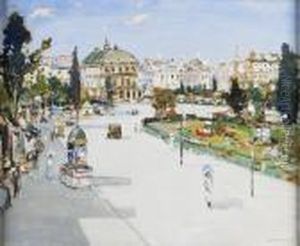 La Place Gambetta, Le Havre by James Kay