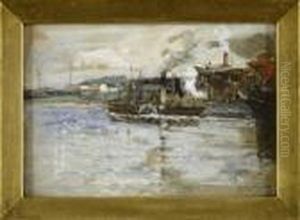 In Tow On The Clyde by James Kay