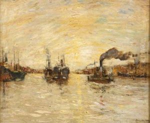 Shipping On The Clyde by James Kay