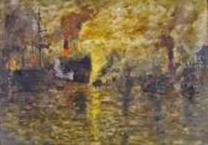 River Scene.