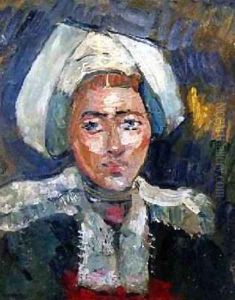Head of a Breton Woman by Roderic O'Conor