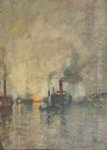 Paddlesteamers At Dusk Paddlesteamers At Dusk