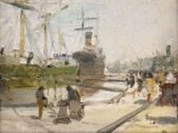 Shipping In A Busy Dock - view 1