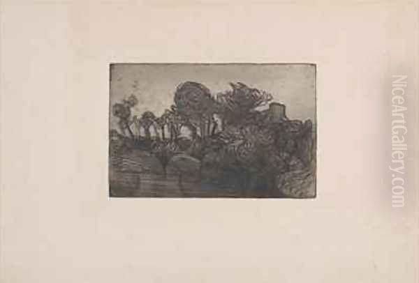 Arbres et Toit Trees and Roof 1893 - view 1