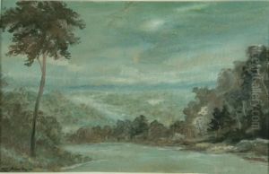 A Moonlit Riverscene A Moonlit Riverscene