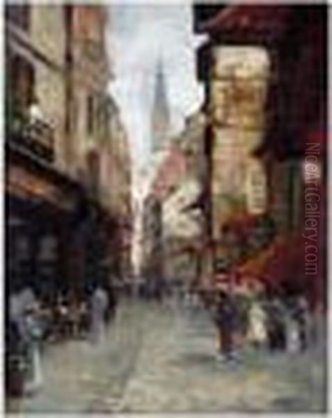Rue Saint Romain, Rouen - view 1