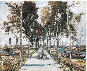 Long Road In Normandy by James Kay