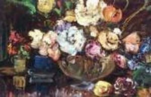 Mixed Flowers In A Vase Mixed Flowers In A Vase