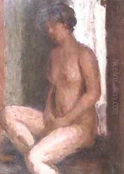Seated Nude Against the Light - view 1