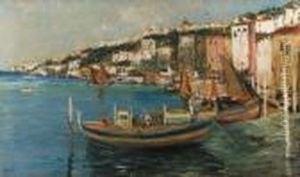 View Of The Bay Of Naples by James Kay