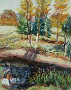 Three Washerwomen on the Banks of a River by Roderic O'Conor