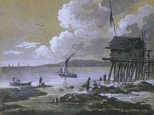 Seascape. At Night - view 1