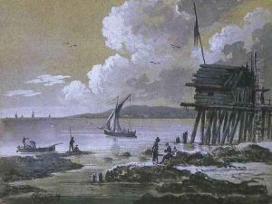 Seascape. At Night by Aleksander Orlowski
