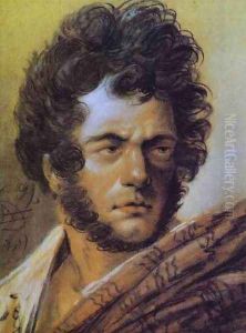 Self-Portrait by Aleksander Orlowski