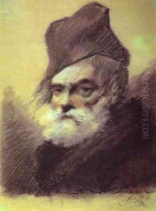 Portrait of Artamon Denisov by Aleksander Orlowski