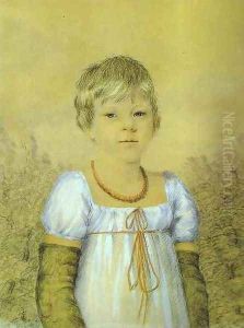 Portrait of a Girl by Aleksander Orlowski