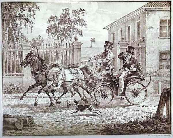 Town Carriage (Droshky) - view 1