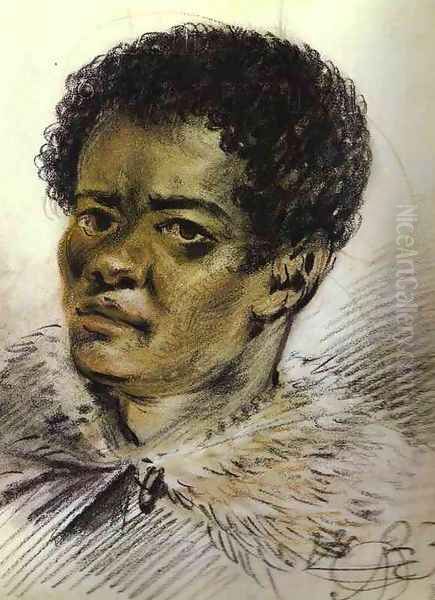 Portrait of a Negro, Orlowski's Servant - view 1