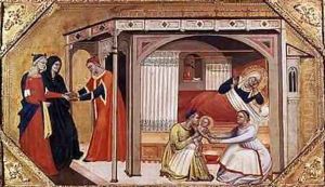 The Birth of the Virgin by Andrea Orcagna