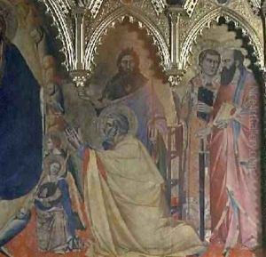 The Strozzi Altarpiece 1357 by Andrea Orcagna