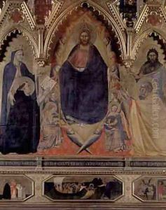 The Strozzi Altarpiece 1357 2 by Andrea Orcagna