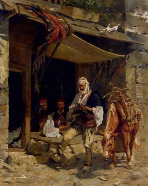 Ottoman Soldiers At Rest - view 1