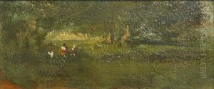 Impending Storm Over A Marsh