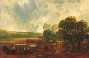 A creek on the Severn by John Wright Oakes