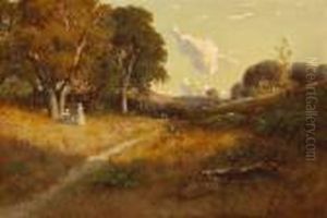 Figures Beneath The Oaks