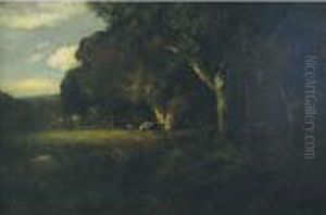 Landscape With Cows by William Keith