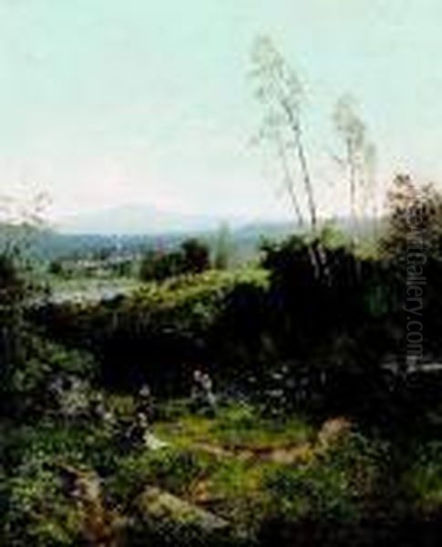 Landschaft Mit Spielenden Kindern. - view 1