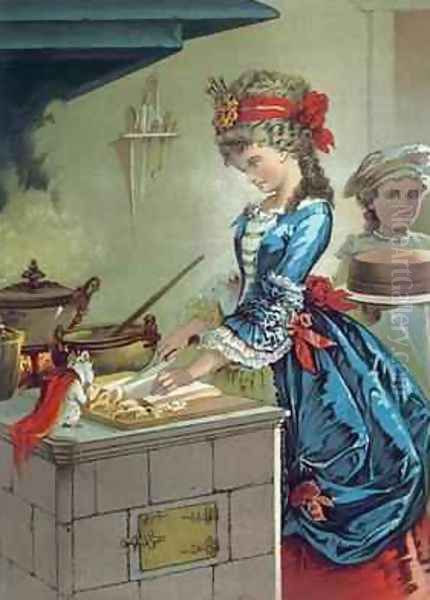 In the Kitchen illustration from The Nutcracker by ETA Hoffman 1776-1822 1883 - view 1