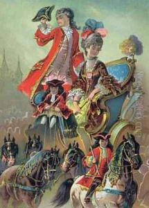 In the Chariot illustration from The Nutcracker by Carl Offterdinger