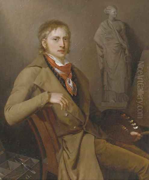 The artist as a young man - view 1