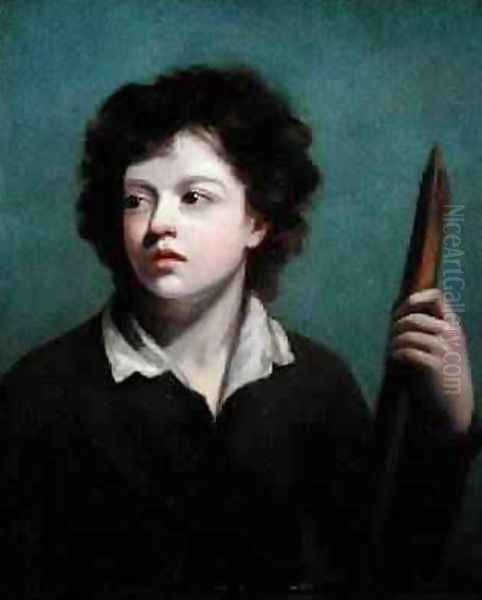 Portrait of a Boy with a Staff - view 1