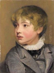 Portrait Study of Master John Thornton, bust-length, in a blue jacket Portrait Study of Master John Thornton, bust-length, in a blue jacket
