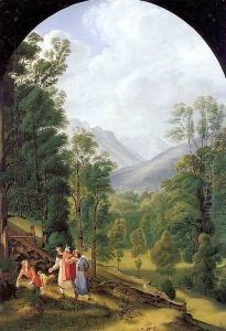 Landscape near Berchtesgaden 1817 by Johann Heinrich Ferdinand Olivier