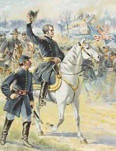 Major General Hooker at the Battle of Chancellorville Virginia 3rd May 1863 by Henry Alexander Ogden