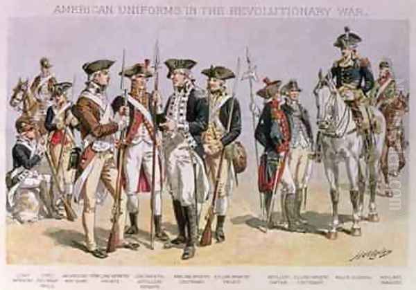 American Uniforms in the Revolutionary Wars 1775-83 - view 1