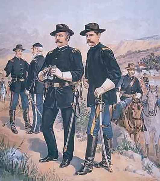 BrigadierGeneral Nelson A Miles 1839-1925 during frontier service - view 1