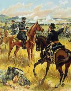 Major General George Meade at the battle of Gettysburg on July 2nd 1863 1900 by Henry Alexander Ogden