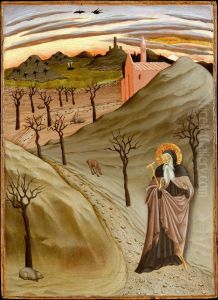 St Anthony Tempted by Gold c. 1440 by Master of the Osservanza