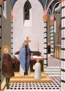 St. Anthony at Mass Dedicates his Life to God 1435