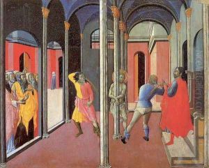 The Flagellation of Christ Late 1430s by Master of the Osservanza