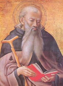 Saint Anthony Abbot 1425 by Master of the Osservanza