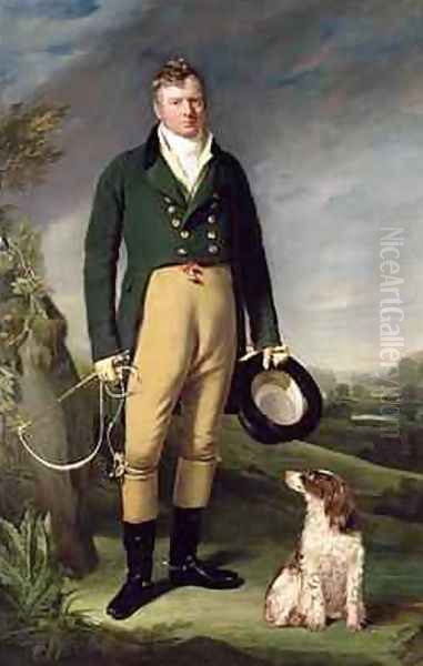 An Unknown Man With his Dog, 1815 - view 1