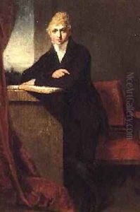 Portrait of Charles Townley 1784-1861 in an Interior by William Owen