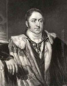 James Walter Grimston, 1st Earl of Verulam, engraved by H. Robinson, from National Portrait Gallery, volume II, published c.1835