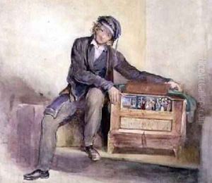 The Organ Grinder 1840 by Octavius Oakley