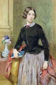 Portrait of a Lady by Octavius Oakley